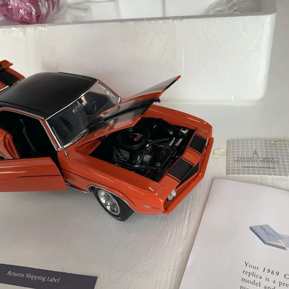 Vintage Franklin Mint 1:24 ‘69 Chevrolet CAMARO Z/28 w/box & Everything New